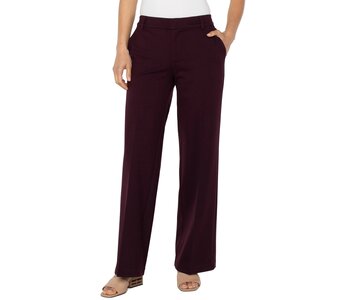 Liverpool Jeans KELSEY CROP WIDE LEG TROUSER PLUM