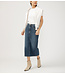 SILVER JEANS Silver Jeans MIDI DENIM SKIRT INDIGO