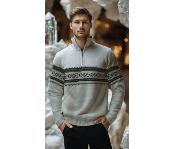 Point Zero Mock Zip Polar Fleece Sweater