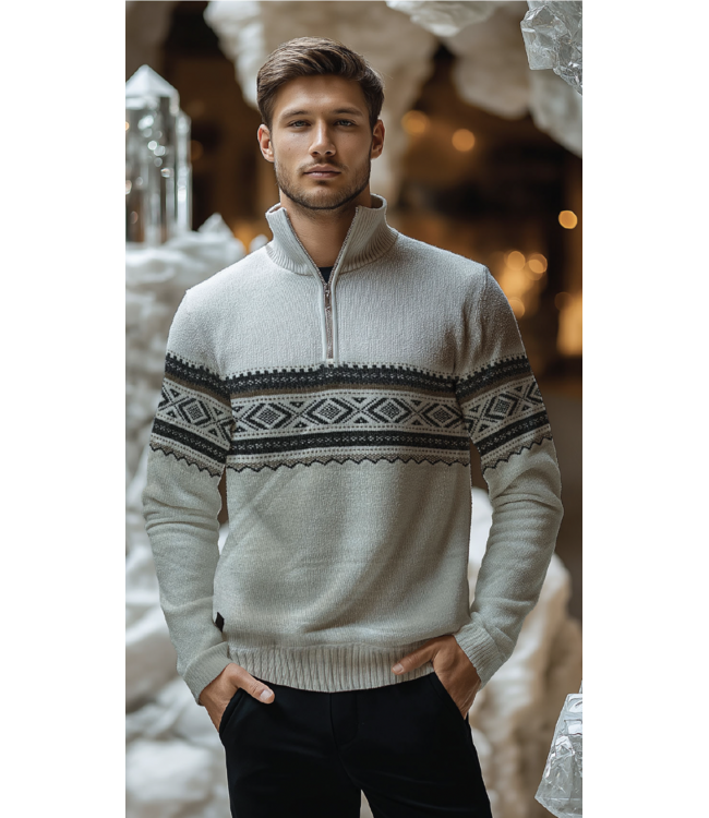 Point Zero Mock Zip Polar Fleece Sweater