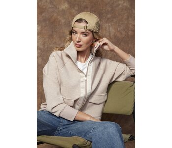 RD Style SARUNA SOFT KNIT WITH SATIN TRIM TOP