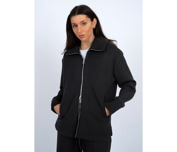 RD Style JUDIA SOFT KNIT SWEATER RIB COLLAR