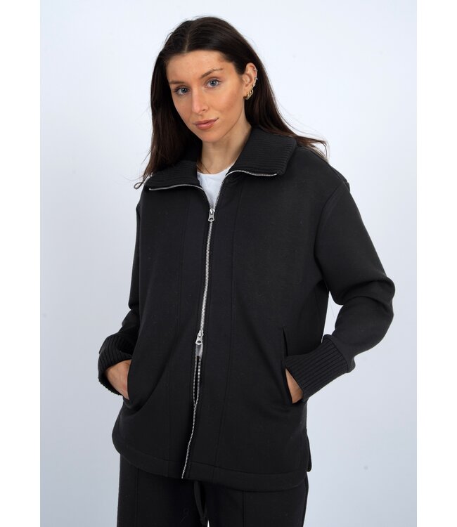 RD Style JUDIA SOFT KNIT SWEATER RIB COLLAR