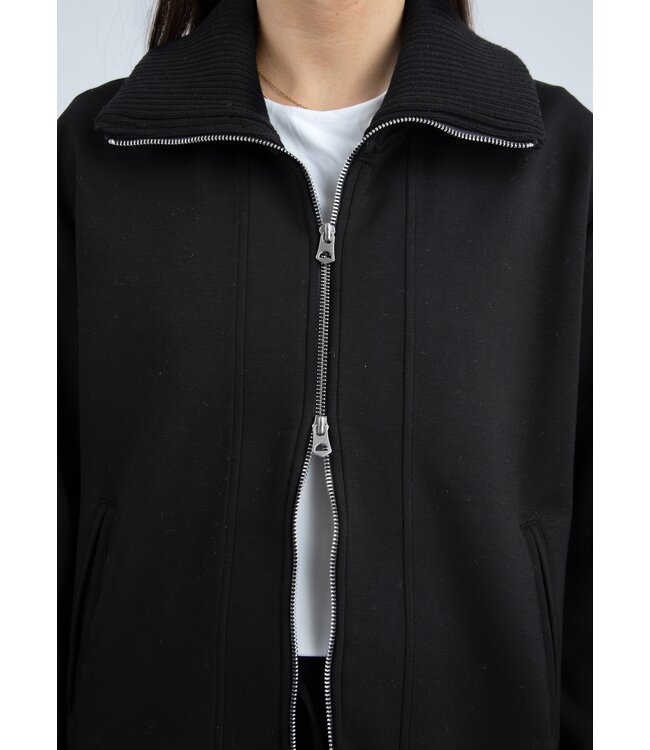 RD Style JUDIA SOFT KNIT SWEATER RIB COLLAR