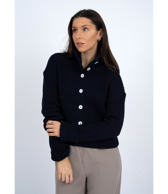 RD Style  LAKSHMI LONG SLEEVE MOCK NECK CARDIGAN