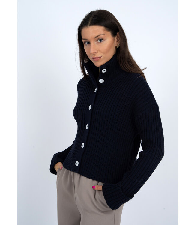 RD Style  LAKSHMI LONG SLEEVE MOCK NECK CARDIGAN