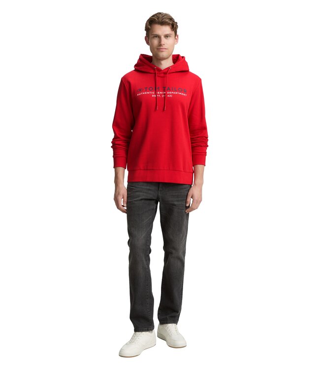 TOM TAILOR Hoodie sweatshirt with logo print