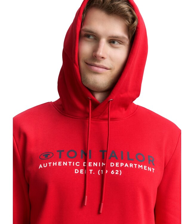 TOM TAILOR Hoodie sweatshirt with logo print