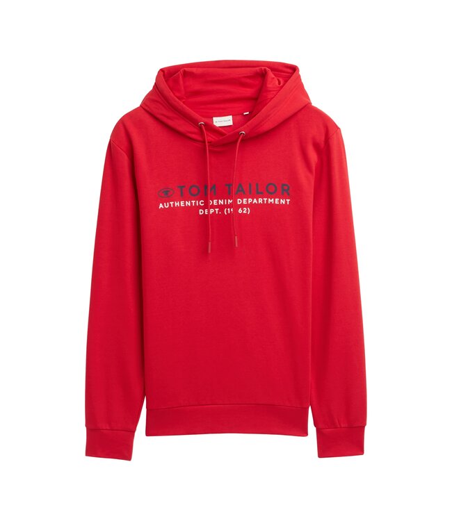 TOM TAILOR Hoodie sweatshirt with logo print