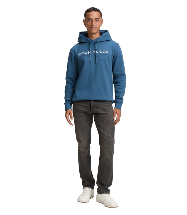 TOM TAILOR Hoodie sweatshirt with logo print