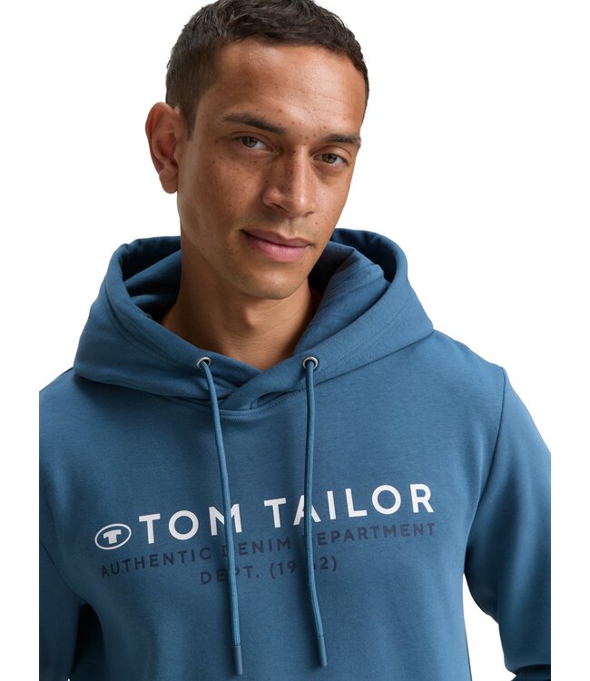 TOM TAILOR Hoodie sweatshirt with logo print