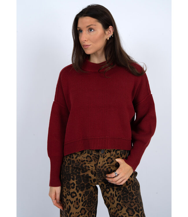 RD Style Long Sleeve Crew Neck Pullover