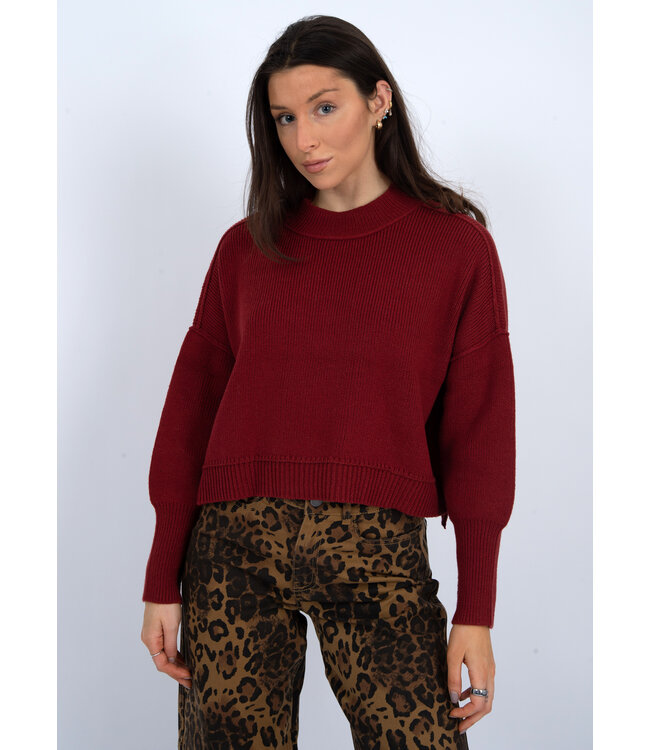 RD Style Long Sleeve Crew Neck Pullover