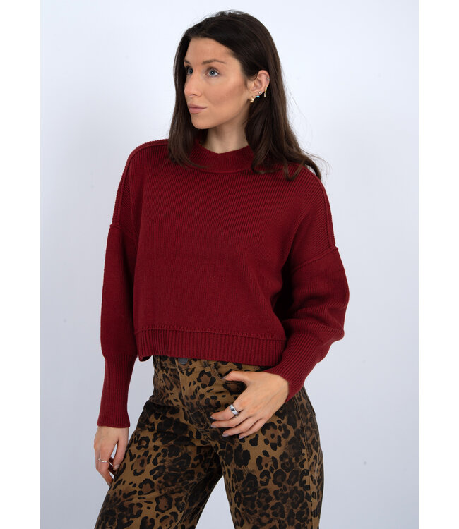 RD Style Long Sleeve Crew Neck Pullover