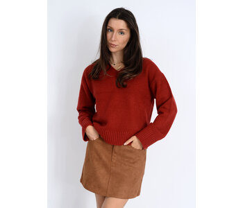 RD Style LONG SLEEVE V-NECK PULL-OVER