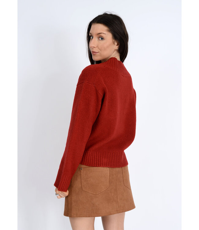 RD Style LONG SLEEVE V-NECK PULL-OVER