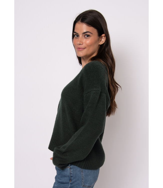 RD Style LONG SLEEVE V-NECK PULL-OVER