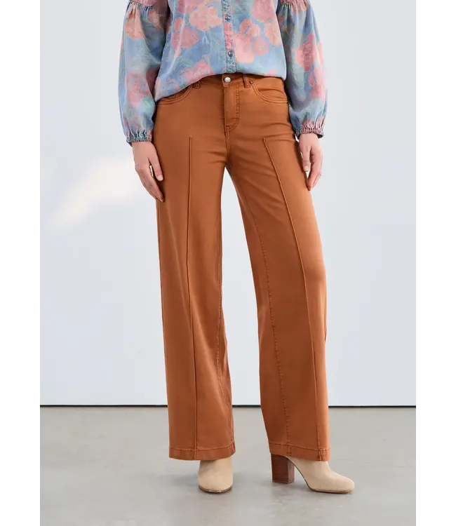 FDJ Olivia Wide Leg Denim Bronze