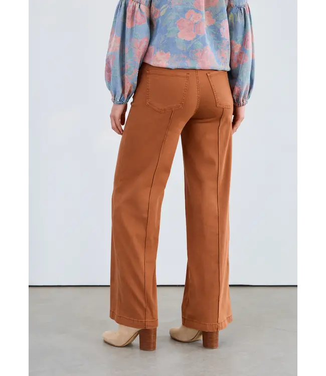 FDJ Olivia Wide Leg Denim Bronze