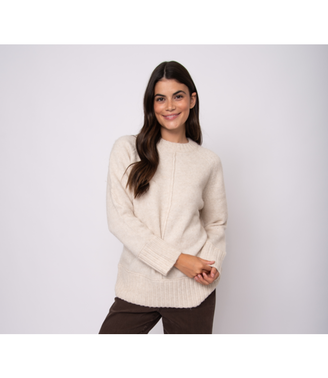 RD Style ARIADNE LONG RAGLAN CREW NECK SWEATER