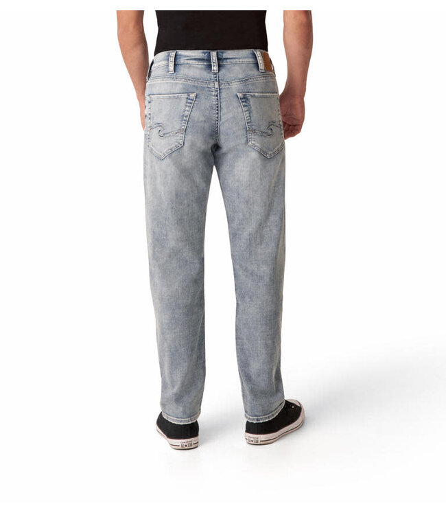 SILVER JEANS EDDIE RELAXED FIT TAPERED LEG 32L