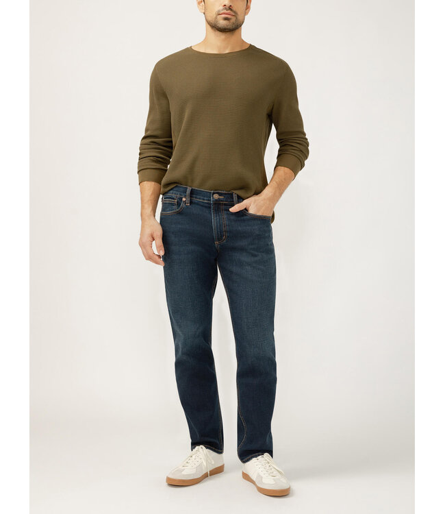 Eddie Classic Athletic Fit Tapered Leg Jeans