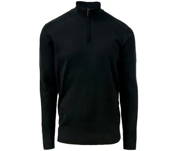 PZ 7563427 Cotton Mock Zip Sweater