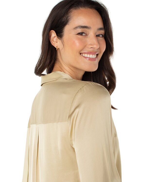 Liverpool Jeans LONG SLEEVE  BUTTON FRONT SHIRT