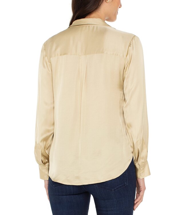 Liverpool Jeans LONG SLEEVE  BUTTON FRONT SHIRT