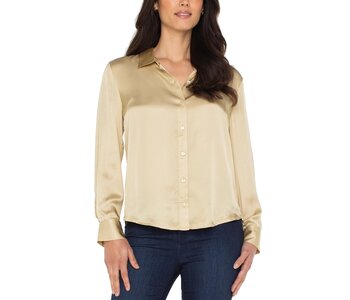 Liverpool Jeans LONG SLEEVE  BUTTON FRONT SHIRT