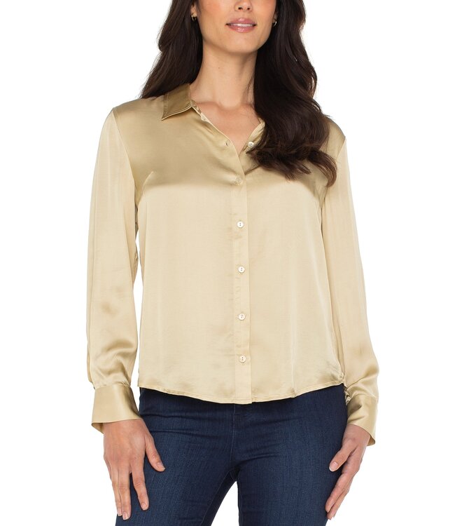 Liverpool Jeans LONG SLEEVE  BUTTON FRONT SHIRT