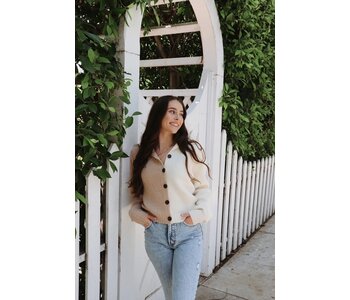 Pink Martini  Amy Button Up Sweater