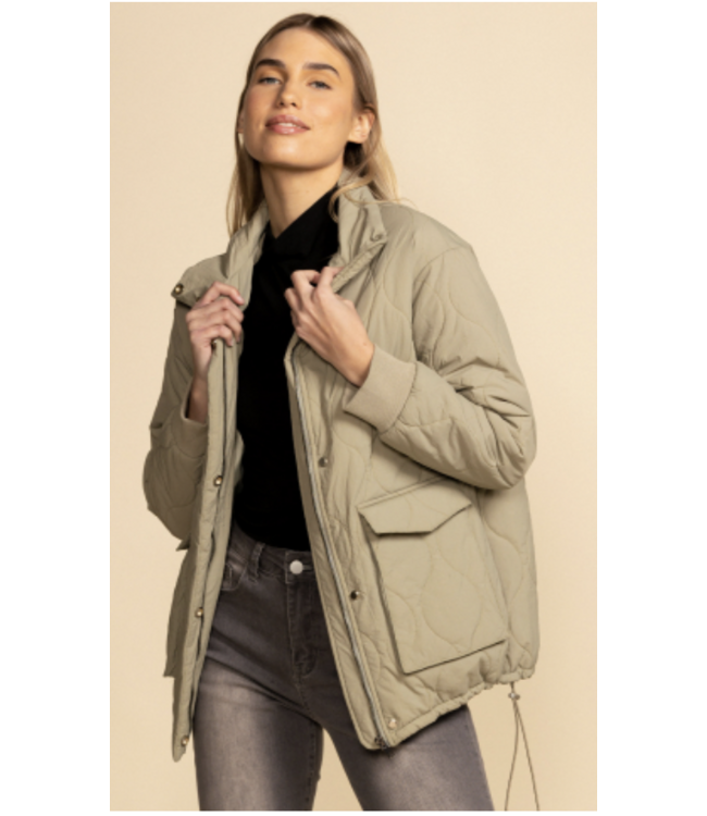 Pink Martini Melody Quilted Jacket