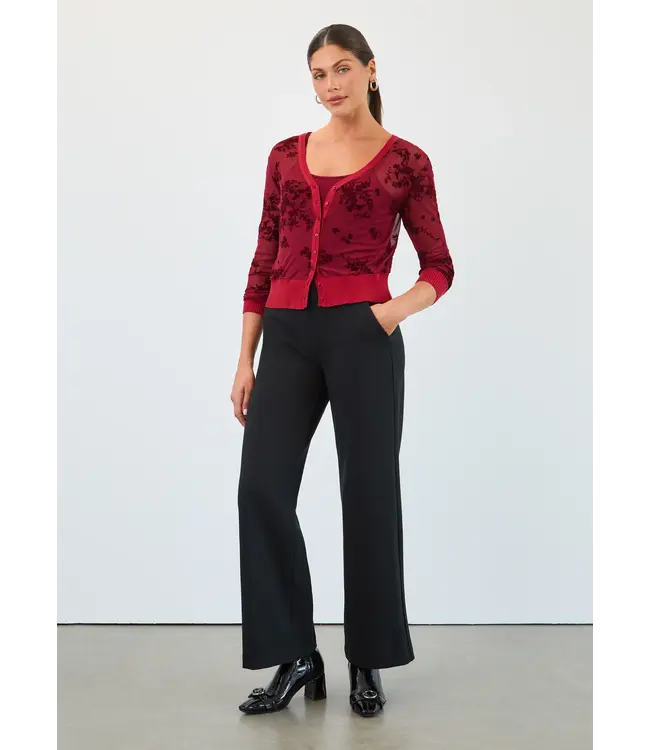 FDJ  2 Piece Mesh Cardigan Set