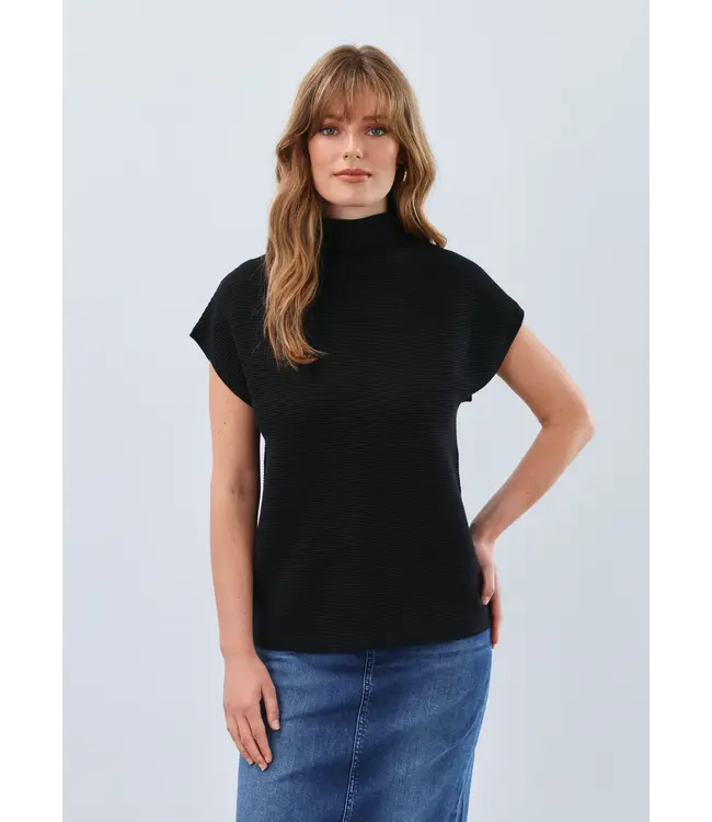 FDJ  CAP SLEEVE SWEATER VEST