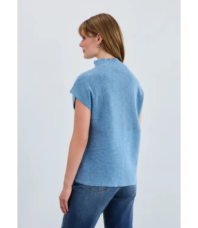 FDJ  CAP SLEEVE SWEATER VEST