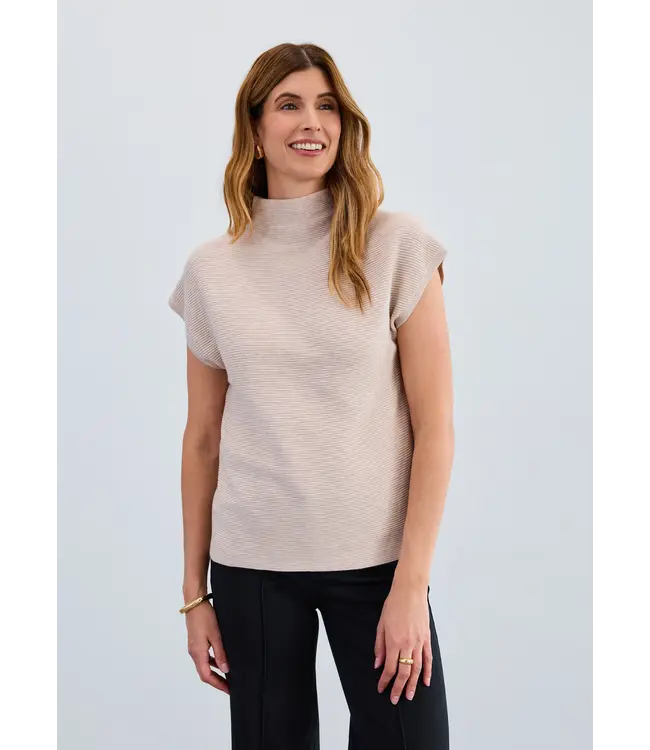 FDJ  CAP SLEEVE SWEATER VEST