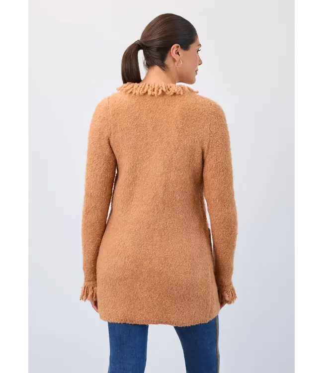 FDJ Fringed Cardigan Coat