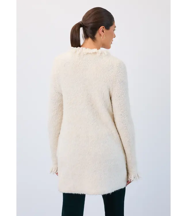 FDJ Fringed Cardigan Coat