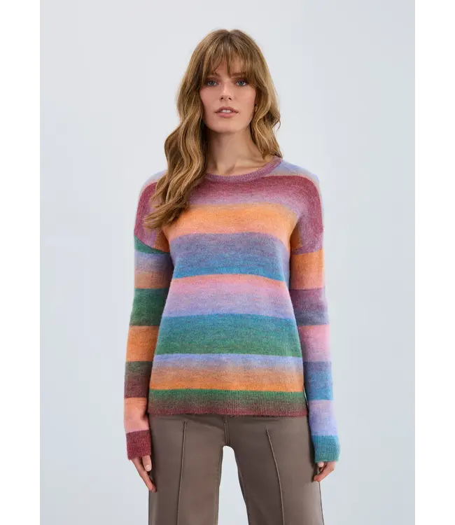 FDJ Sweater Brixton Multi Stripe