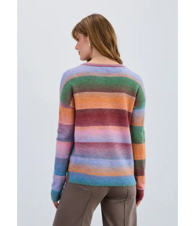 FDJ Sweater Brixton Multi Stripe