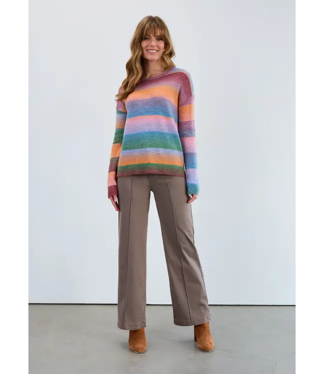 FDJ Sweater Brixton Multi Stripe