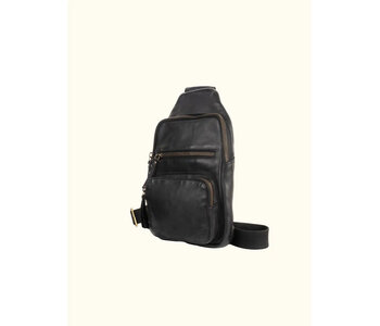 Milo Martina Genuine Leather Washed Sling Backpack