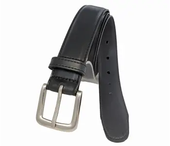 Custom Leather Canada Bonded Leather Belt with a Satin Nickel Buckle 30mm