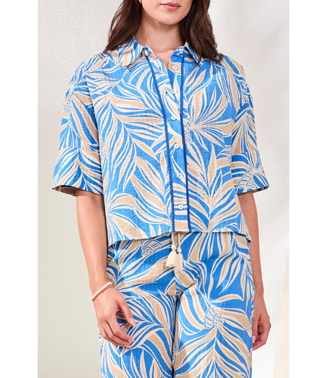 TRIBAL CANADA Button Up Camp Shirt