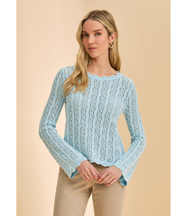 FDJ Long Sleeve Garment Dye Sweater