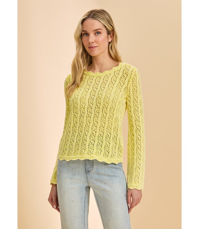 FDJ Long Sleeve Garment Dye Sweater