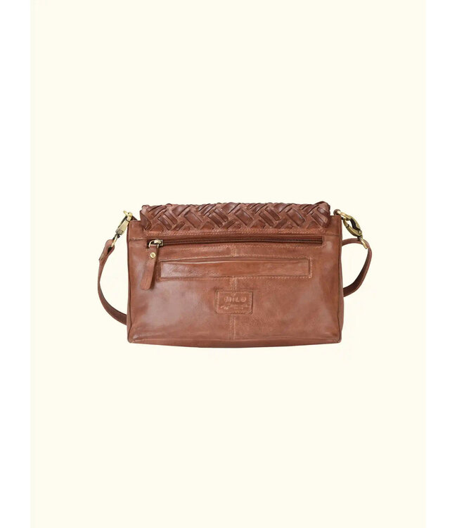 167 Pessac - Genuine Leather Woven cross body