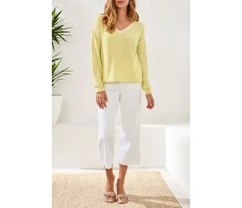 Tribal Canada Long Sleeve V Neck Sweater