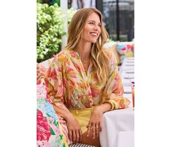 Tribal Canada FLOWY DOLMAN SLEEVE BLOUSE